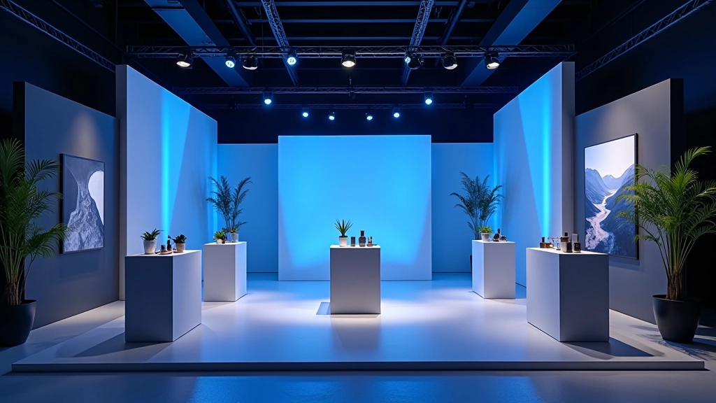 Product launch event setup